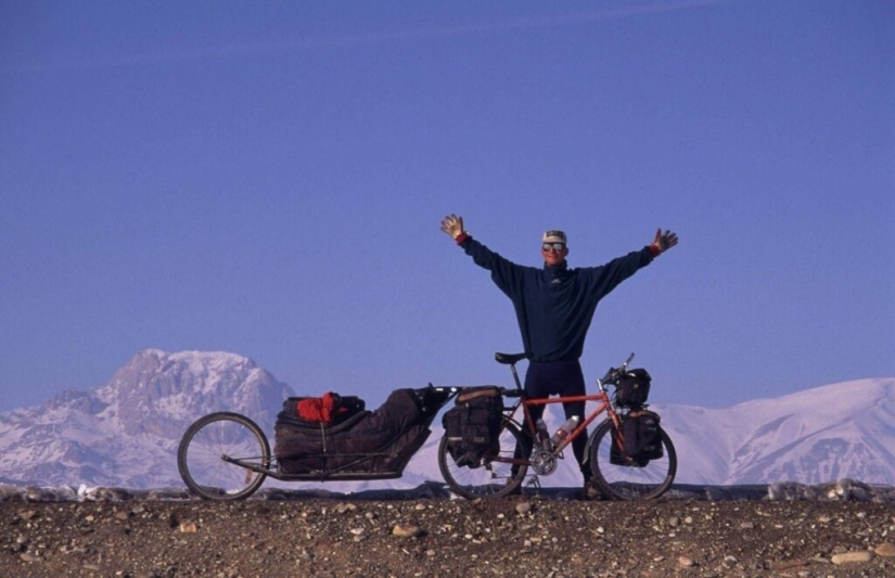 La historia del "sueco loco" Yeran Kropp, que fue en bicicleta al Everest