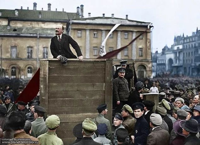 La historia en color: fotos de Rusia en el siglo XX, después de la coloración