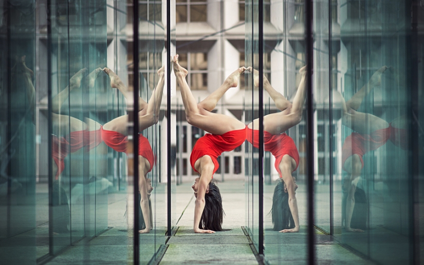 La magia de bailar con la metrópoli: una magnífica serie de fotos de gimnastas y bailarines de Dimitri Rulland