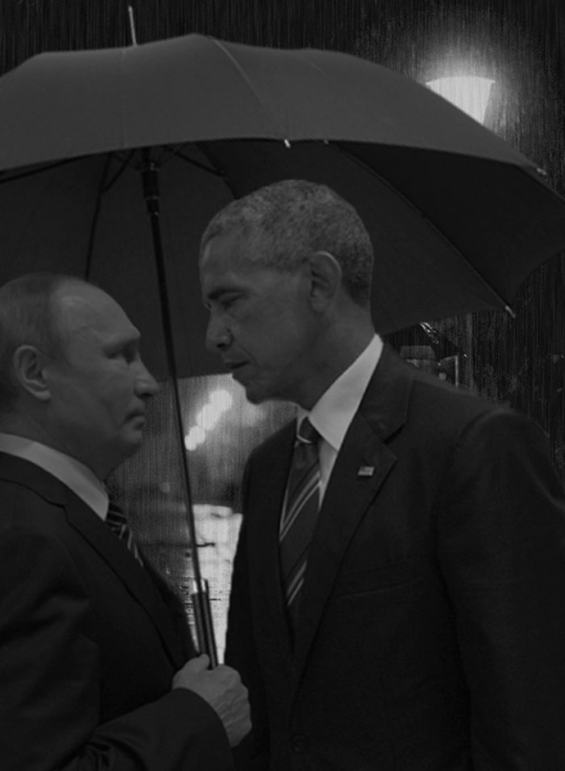 La mirada mordaz de Obama a Putin estuvo en el centro de la batalla de photojab