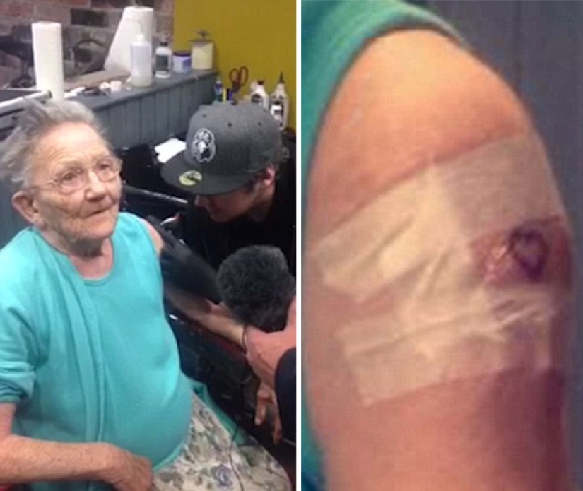 La mujer desaparecida de 79 años fue encontrada en el salón de tatuajes, ¡donde se hizo el primer tatuaje de su vida!