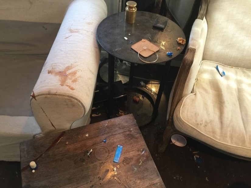 La pareja alquiló su casa en Airbnb y regresó a la casa destrozada.
