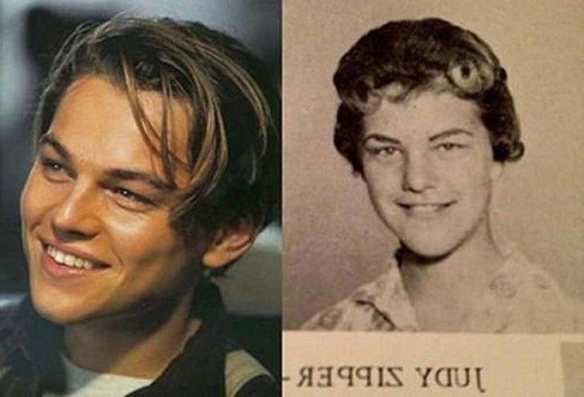 La sorprendente similitud de las celebridades de Hollywood y sus contrapartes históricas