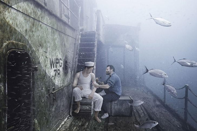 La vida en un barco hundido: el mundo submarino del fotógrafo y buceador Andreas Franke