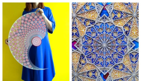 Lace miracle Arab artist creates delicate paper application, from which it is impossible to take your eyes off