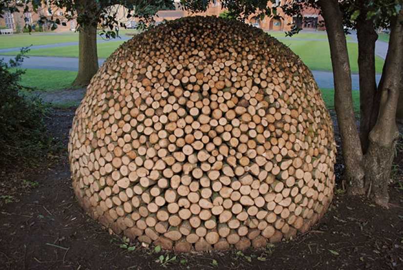 Laicos bellamente la madera — arte