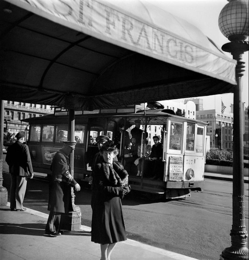 Las calles de San Francisco en las décadas de 1940 y 60 en imágenes de Fred Lyon