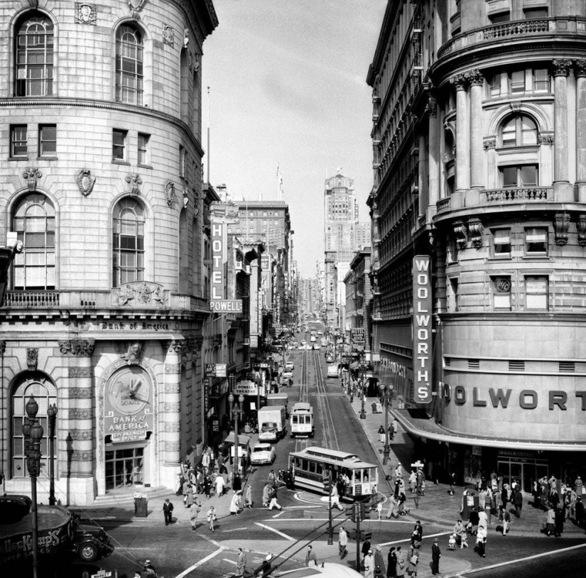 Las calles de San Francisco en las décadas de 1940 y 60 en imágenes de Fred Lyon