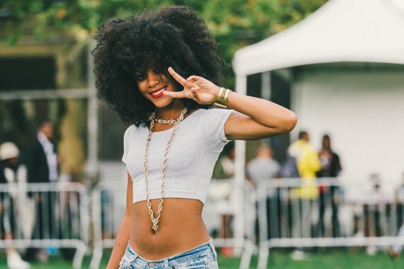 Las chicas más elegantes y hermosas del festival Afropunk-2014