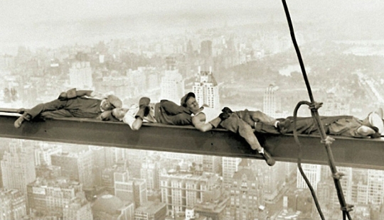 Las fotos más vertiginosas de la construcción de rascacielos de Nueva York
