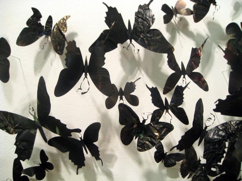 Las mariposas como arte