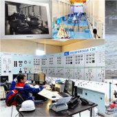Launch of a hydraulic unit at the Lesogorskaya HPP