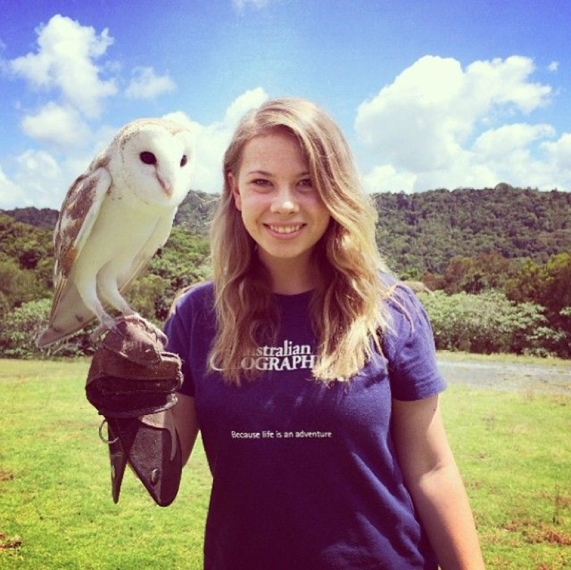 Legendary Steve Irwin&#39;s daughter is following in her father&#39;s footsteps