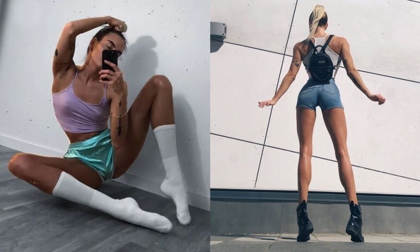 Legs 108 centimeters long: fitness beauty Iya Ostergren fell in love with her figure the whole world