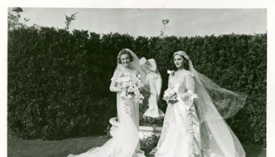 Length does matter: unique images of brides 30 years