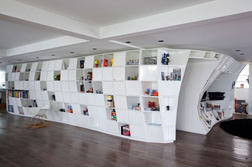 Librerías creativas que agregarán un toque a un interior aburrido