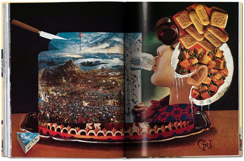 Libro de cocina de Salvador Dalí con ilustraciones no infantiles