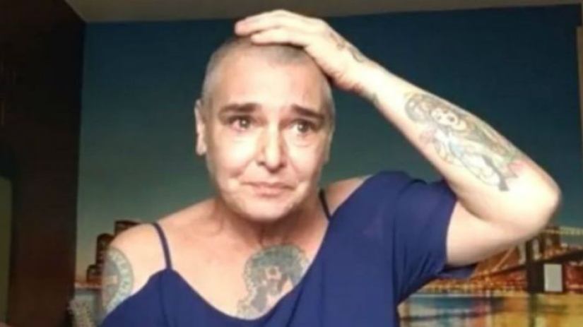 Llorando Sinead O'Connor grabó un mensaje de video sobre la lucha contra la depresión
