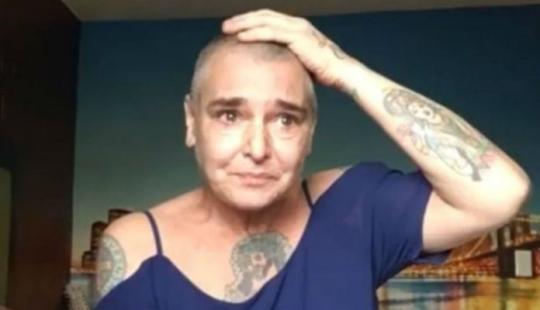 Llorando Sinead O'Connor grabó un mensaje de video sobre la lucha contra la depresión