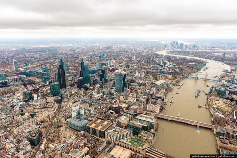 London from a height