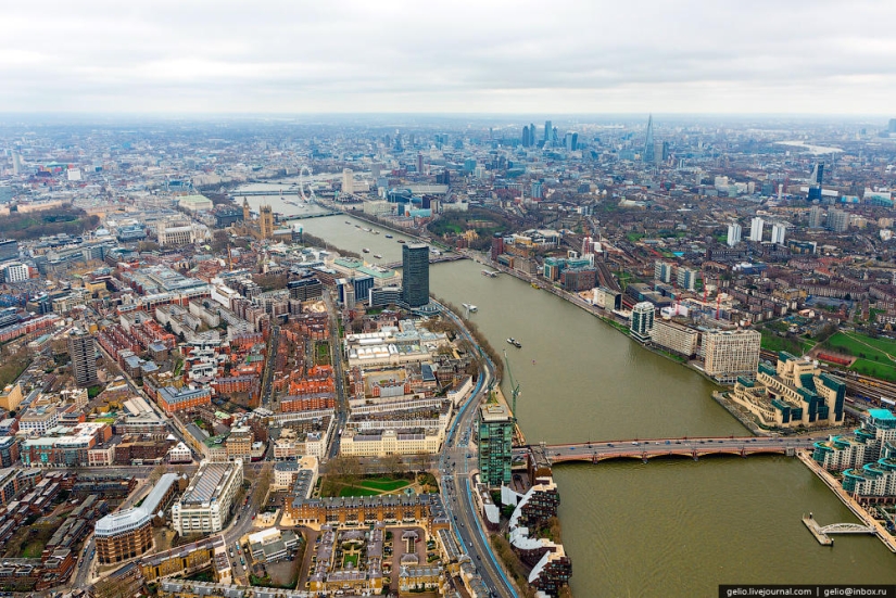 London from a height