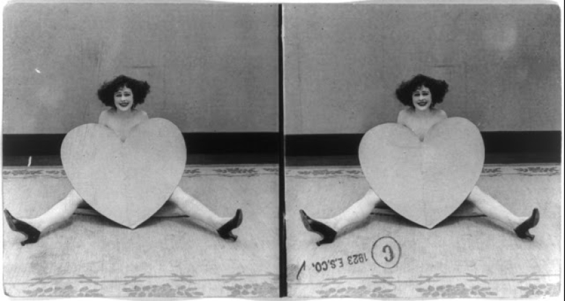 Long before VR porn, there was this: stereo pictures of sexy girls of the 20s