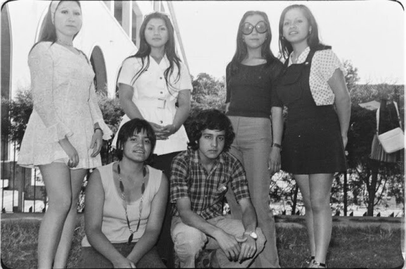 Looked like the Chilean capital's youth in the 70s