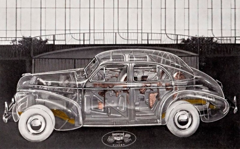 Looks like the car Ghost Pontiaс Plexiglas 1939