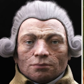 Los científicos recrear rostros de las personas que vivieron hace siglos, y es algo que no estamos acostumbrados los libros de texto