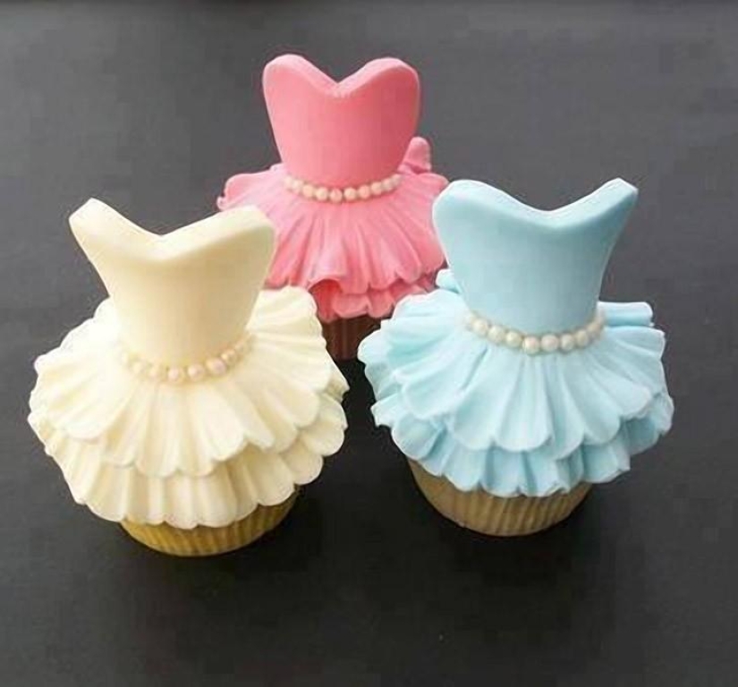 Los cupcakes más bonitos e intrincados.