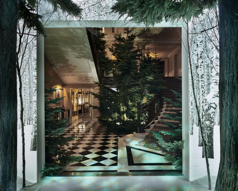 Los diseñadores de Apple han transformado un hotel de Londres para Navidad