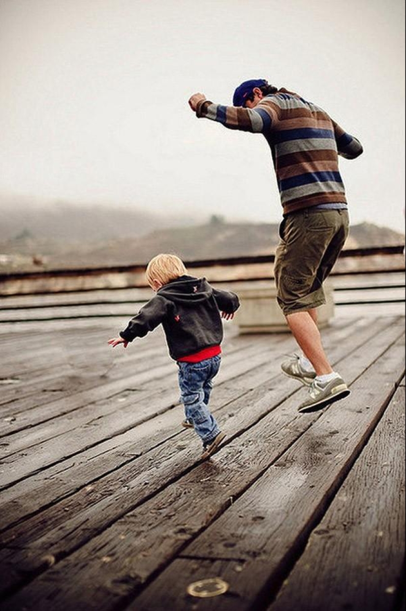 Los hijos de estas fotografías son la viva imagen de los padres. Y viceversa