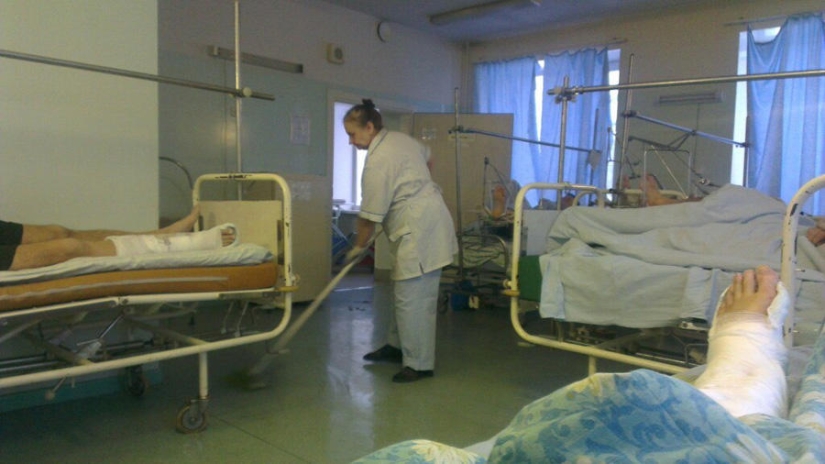 Los horrores de los hospitales rusos