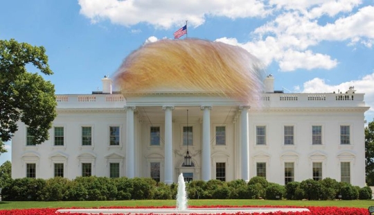 Los maestros de Photoshop esperan con ansias el diseño de la Casa Blanca después de que Trump se mude allí