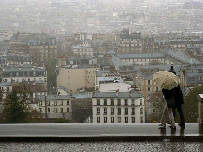 Los paraguas más románticos de París