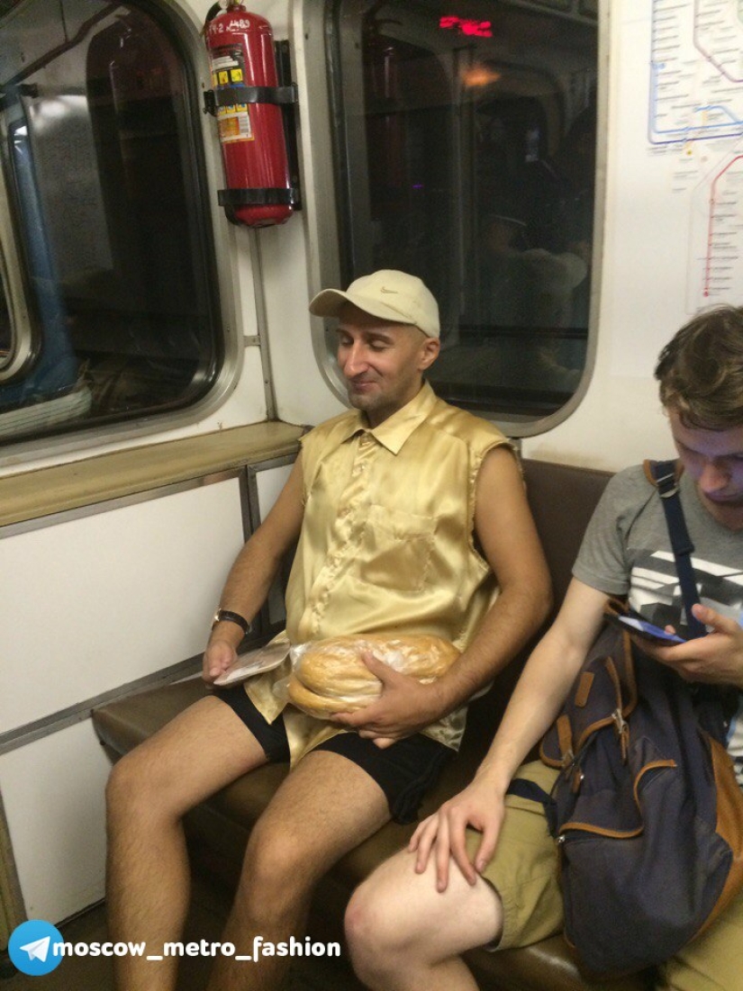 Los pasajeros más "de moda" del metro de Moscú