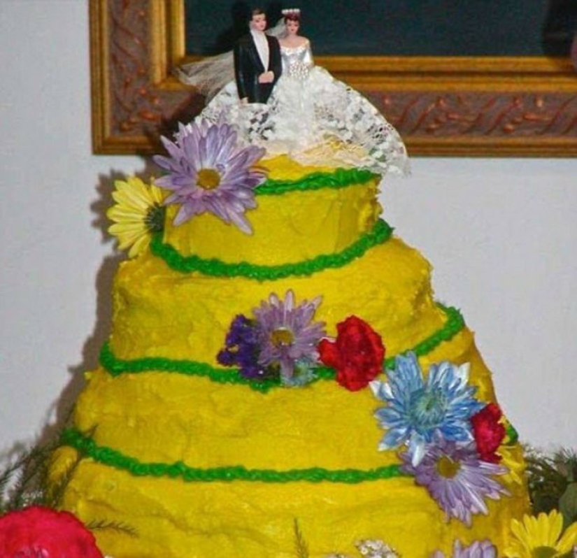 Los peores pasteles de boda que harán llorar a cualquier novia