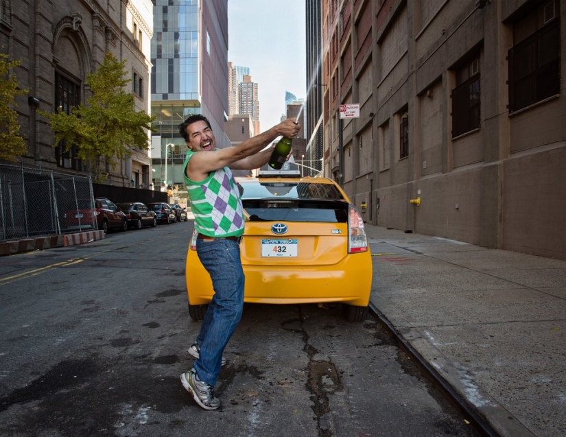Los taxistas de Nueva York protagonizaron nuevamente el calendario anti-glamour