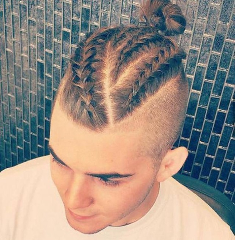 Luxurious braids - a new trend among men&#39;s hairstyles
