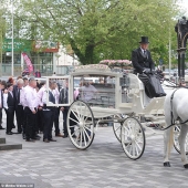 Luxurious funeral of the English Gypsy Queen