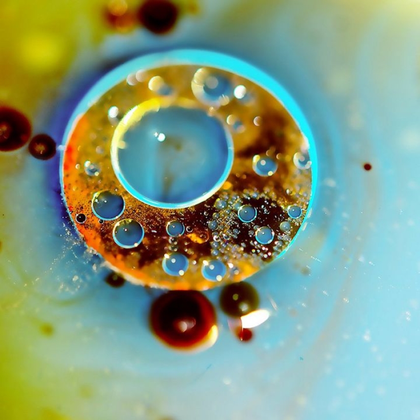 Macrophoto of liquids