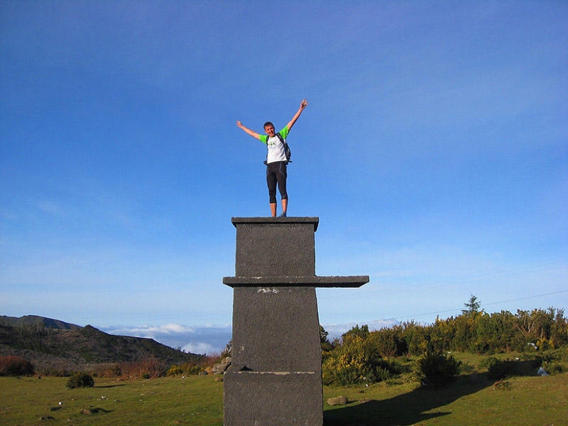 Madeira. Walk from Santana to Funchal