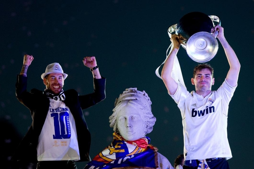 Madrid celebra la victoria del Real Madrid