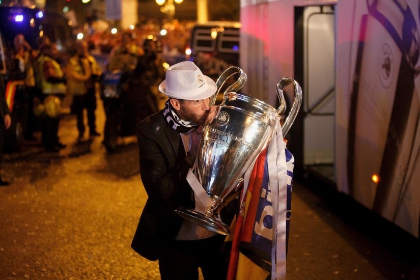 Madrid celebra la victoria del Real Madrid