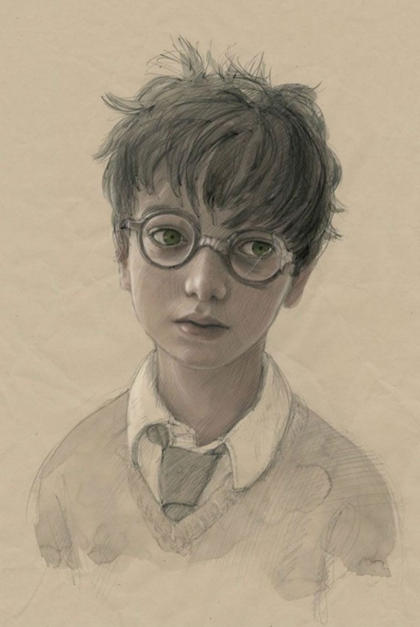 Magical illustrations of the Harry Potter books