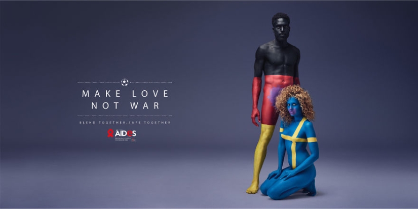 Make love, not war: a new advertising campaign against AIDS