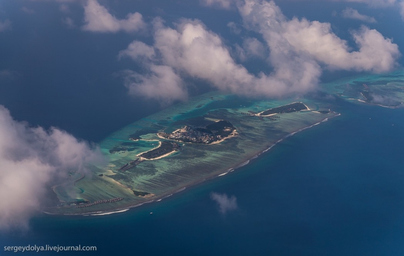 Maldives from a bird&#39;s eye view