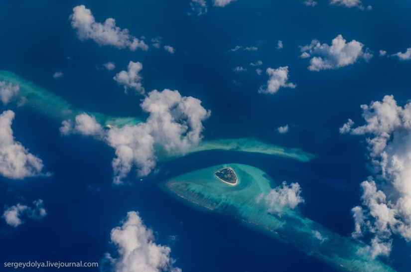 Maldives from a bird&#39;s eye view