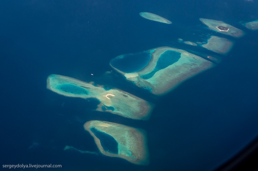 Maldives from a bird&#39;s eye view