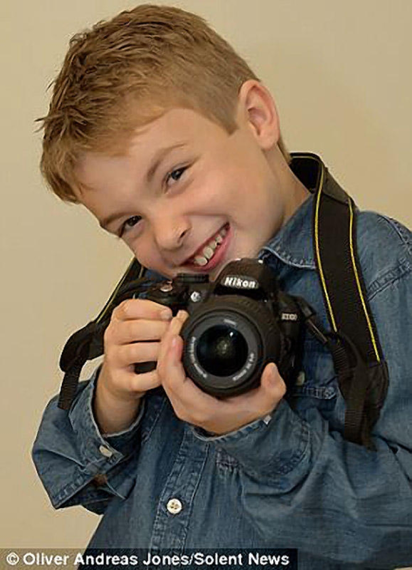 Manzana del manzano: el hijo del fotógrafo toma fotos increíbles